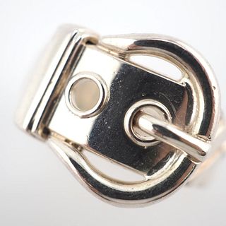 HERMES BOOKLE SERIE NO. 11 SILVER BAND RING