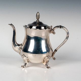 Vintage Silver Plated Footed Coffee Pot