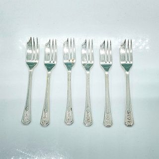 6pc Silver Plated Dessert Forks