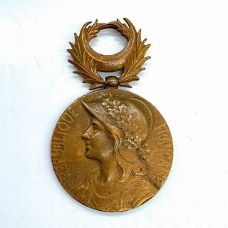 French Post-WWI Syria-Cilicia Commemorative Bronze Medal