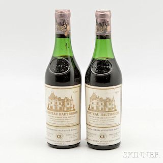 Chateau Haut Brion 1970, 2 demi bottles