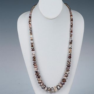 Native American Wild Horse Stone Bead Necklace