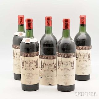 Chateau Cheval Blanc 1953, 5 bottles