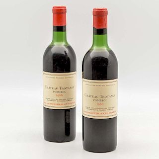 Chateau Trotanoy 1966, 2 bottles