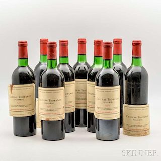 Chateau Trotanoy 1975, 9 bottles