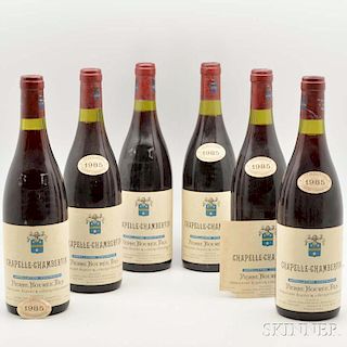 Pierre Bouree Chapelle Chambertin 1985, 6 bottles