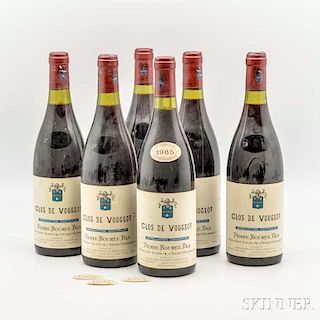 Pierre Bouree Clos Vougeot 1985, 6 bottles