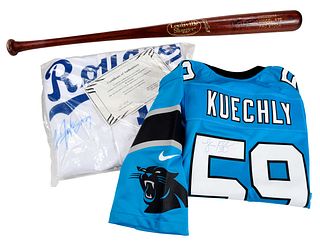 Group of Signed Sports Memorabilia, Three Objects 