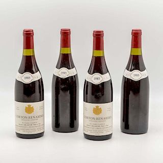 Marius Delarche Corton Renardes 1985, 4 bottles