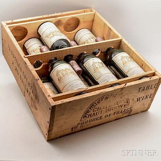 Chateau Haut Brion 1966, 10 bottles (owc)