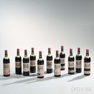 Chateau Lafite Rothschild 1966, 11 bottles