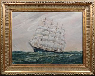P. Theile: Ship at Sea