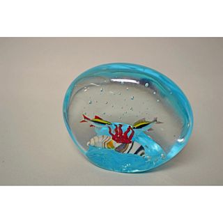 Murano Glass Tropical Fish Miniature Aquarium, Vintage