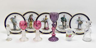 EUROPEAN GLASS AND PORCELAIN COLLECTION