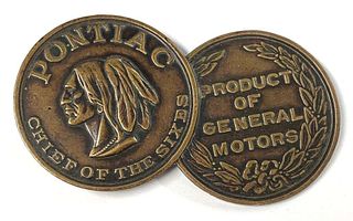 Pontiac Product Of General Motors Radiator Tag