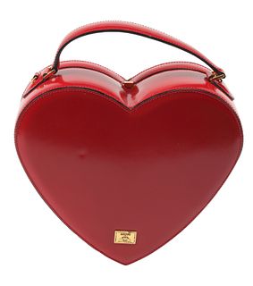 SCARCE MOSCHINO RED HEART BAG / PURSE