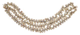 ESTATE MULTI-STRAND CULTURED PEARL NECKLACE WITH 14KT GOLD CLASP