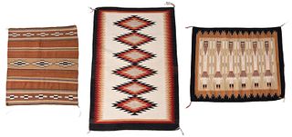 Three Regional Navajo Textiles