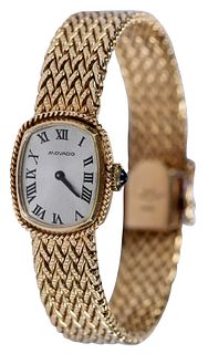 Lady's Vintage Movado 14kt. Bracelet Watch 