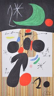 Joan Miro INTERIOR ET NUIT Lithograph