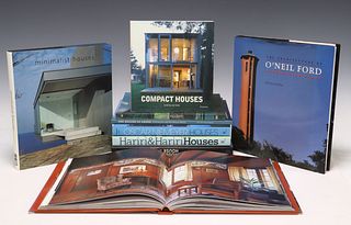 (9) BOOKS: VARIOUS MODERN ARCHITECTURE
