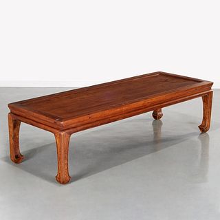 Chinese elmwood bed or large low table