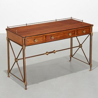 Directoire style brass mounted desk by Kittinger
