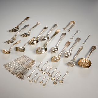Collection sterling silver flatware, incl. Tiffany