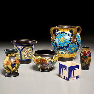 Gouda art pottery collection