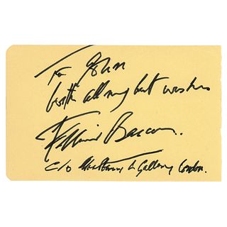 Francis Bacon Signature