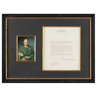 Dwight D. Eisenhower Typed Letter Signed in Support of the Christian War Effort