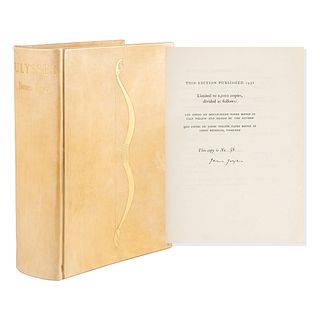 James Joyce Signed Book - Ulysses (Limited Edition, 1936)