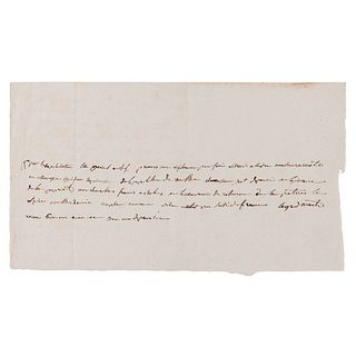 Napoleon Handwritten Manuscript on the Capture of Malta, Prepared for His Memoirs