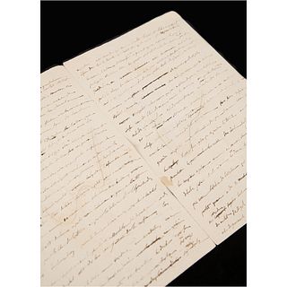 Napoleon Lengthy Handwritten Manuscript on the French Directory, Prepared for His Memoirs