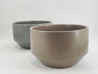 Pair of Post Modern Ceramic Planters