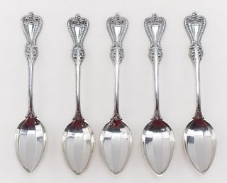 STERLING SILVER SPOONS IN OLD COLONIAL PATTERN