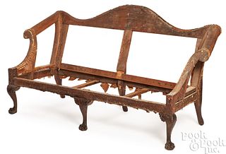 Irish Chippendale mahogany sofa, ca. 1765