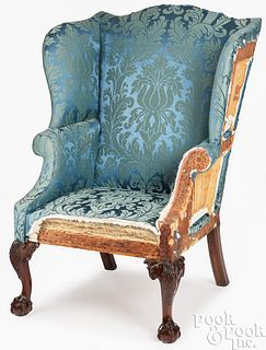 Mid-Atlantic Chippendale mahogany easy chair