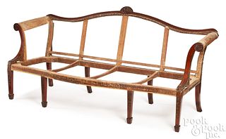 Massachusetts Federal mahogany sofa, ca. 1790