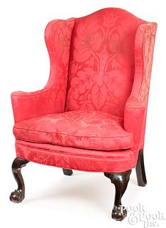 New York Chippendale mahogany easy chair, ca. 1775