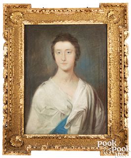 Pastel portrait of a woman, ca. 1800