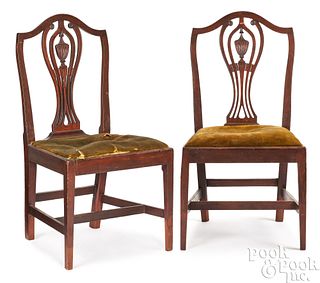 Pair of Rhode Island Federal dining chairs