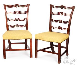 Philadelphia late Chippendale dining chairs