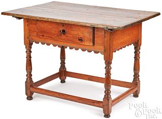 Pennsylvania pine tavern table, 18th c.