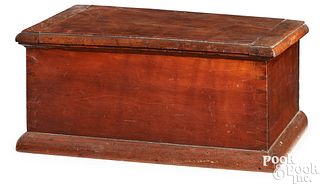 Pennsylvania cherry dresser box, 19th c.