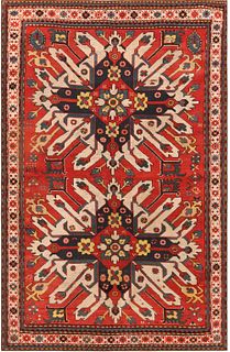 Antique Eagle Kazak rug 7 ft 7 in x 4 ft 9 in (2.31 m x 1.44 m)