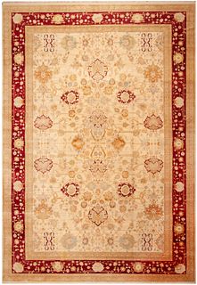 Large Modern Sultanabad Rug 17 ft 7 in x 12 ft 0 in (5.35 m x 3.65 m)