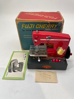 Funi Cherry Vintage Kids Sewing Machine, Made in Japan, Electric & Hand Operated