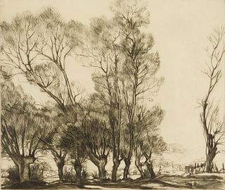 Roi Partridge (1888-1984) etching