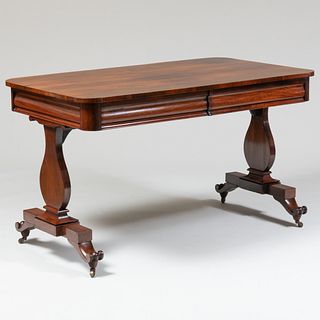 Late Regency Rosewood Writing Table